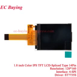 0.96" 0.96 1.14 1.3 1.44 1.8 Inch HD IPS TFT Display LCD Screen 1.29" OLED 128*128 135*240 80*160 ST7735 ST7789 CH1115 ST7735