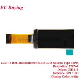 0.96" 0.96 1.14 1.3 1.44 1.8 Inch HD IPS TFT Display LCD Screen 1.29" OLED 128*128 135*240 80*160 ST7735 ST7789 CH1115 ST7735