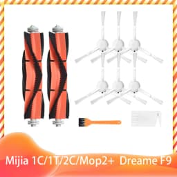 For Xiaomi Mijia 1C 1T 2C Mop 2 Pro + STYTJ01ZHM STYTJ03ZHM SKV4093GL SKV4073CN XMSTJQR2C Dreame F9 Filter Main Side Brush Mop