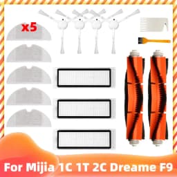 For Xiaomi Mijia 1C 1T 2C Mop 2 Pro + STYTJ01ZHM STYTJ03ZHM SKV4093GL SKV4073CN XMSTJQR2C Dreame F9 Filter Main Side Brush Mop
