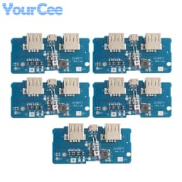 5pcs/1pc DC 3.7V to 1800V Booster Step Up Boost Board Arc Pulse DC Motor High Voltage Capacitor 3.7V to 5V Power Supply Module
