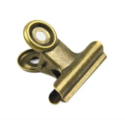 4pcs/lot Vintage Brass Clips Vintage Retro Metal Gold Paper Clips Seal Clip Traveler's Notebook Accessories