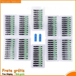 50pcs 100pcs SC APC Fast Connector Embedded Connector FTTH Tool Cold Fiber Fast Connector SC Fiber Optic Connector