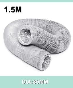 80mm/100mm/110mm/130mm/150mm Portable Air Conditioner Exhaust Vent Pipe Flexible Air Conditioner Exhaust Pipe Vent Hose Outlet