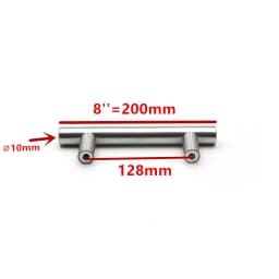 Modern Gold Brushed Straight Cupboard Handles Knobs Stainless Steel Brushed Black Gold Kitchen Door Handles Cabinet Pull