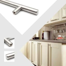 Modern Gold Brushed Straight Cupboard Handles Knobs Stainless Steel Brushed Black Gold Kitchen Door Handles Cabinet Pull