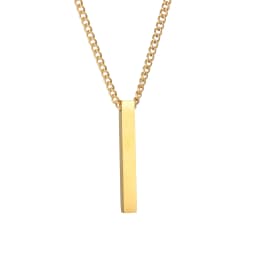 Personalized 4 Sides Engraving Square Bar Pendant Custom Name Date Stainless Steel Necklace Women Men Jewelry Gifts Wholesale