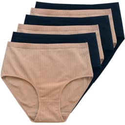 6pcs Cotton Women Panties Lady Plus Size Underwear High Waist Briefs Breathable Solid Color Female Lingerie Shorts