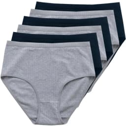6pcs Cotton Women Panties Lady Plus Size Underwear High Waist Briefs Breathable Solid Color Female Lingerie Shorts