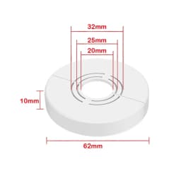 New Useful ABS Shower Kitchen Faucet Cover Adjustable Plating Faucet Decorative Cover Wall Flange Kitchen Tap Accessories Shower