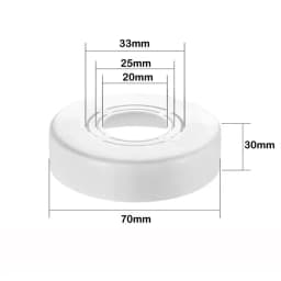 New Useful ABS Shower Kitchen Faucet Cover Adjustable Plating Faucet Decorative Cover Wall Flange Kitchen Tap Accessories Shower