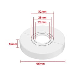 New Useful ABS Shower Kitchen Faucet Cover Adjustable Plating Faucet Decorative Cover Wall Flange Kitchen Tap Accessories Shower