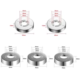 New Useful ABS Shower Kitchen Faucet Cover Adjustable Plating Faucet Decorative Cover Wall Flange Kitchen Tap Accessories Shower
