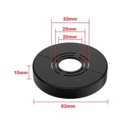 New Useful ABS Shower Kitchen Faucet Cover Adjustable Plating Faucet Decorative Cover Wall Flange Kitchen Tap Accessories Shower