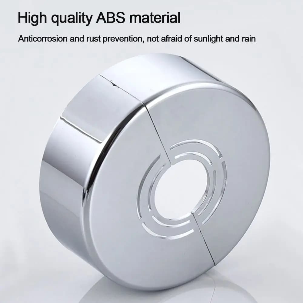 New Useful ABS Shower Kitchen Faucet Cover Adjustable Plating Faucet Decorative Cover Wall Flange Kitchen Tap Accessories Shower