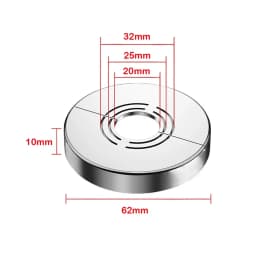 New Useful ABS Shower Kitchen Faucet Cover Adjustable Plating Faucet Decorative Cover Wall Flange Kitchen Tap Accessories Shower