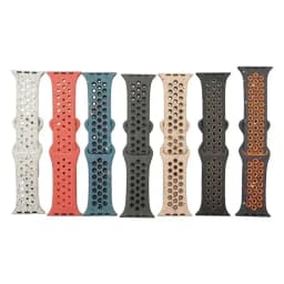 Original Silicone Watch Strap For Apple Ultra 2 49MM Sports Rubber Band For Iwatch 10 9 8 7 6 SE 4 3 2 45MM 44MM 42MM 41MM 46MM