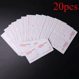Sterilize and Clean Cuts and Scrapes with 100pcs/20pcs Iodine Disinfection Cotton Pads for Home or Travel