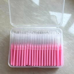 New 100Pcs/Box I-type Push Pull Interdental Brush 0.6-1.5Mm Cleaning Between Teeth Oral Care Orthodontic I Shape Tooth Floss