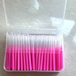 New 100Pcs/Box I-type Push Pull Interdental Brush 0.6-1.5Mm Cleaning Between Teeth Oral Care Orthodontic I Shape Tooth Floss