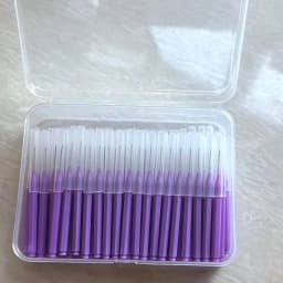 New 100Pcs/Box I-type Push Pull Interdental Brush 0.6-1.5Mm Cleaning Between Teeth Oral Care Orthodontic I Shape Tooth Floss