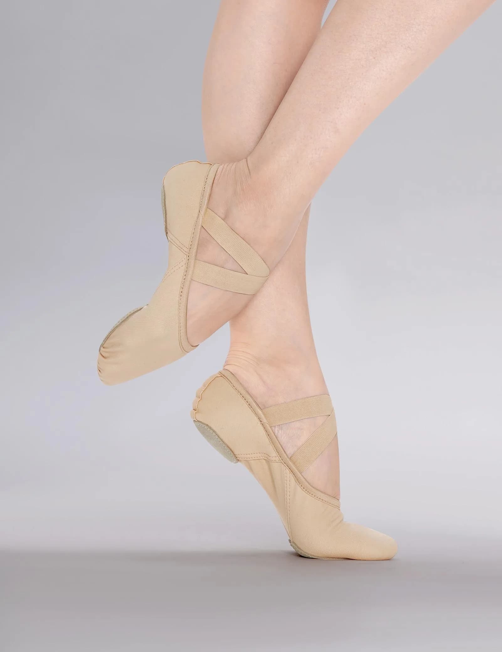 Women High Stretch Pro Ballet Shoes Ultralight Dance Shoes Soft Sole Ballet Flats Adult Snug Wear-resistant Non-slip Ballet Shoe