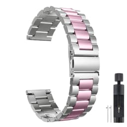 20mm 22mm Stainless Steel Strap for Samsung Galaxy Watch 7 6 5 4 5Pro 40/44mm 6 Classic 43mm 47mm Metal Band for Huawei GT6 4Pro