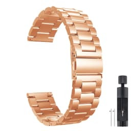 20mm 22mm Stainless Steel Strap for Samsung Galaxy Watch 7 6 5 4 5Pro 40/44mm 6 Classic 43mm 47mm Metal Band for Huawei GT6 4Pro