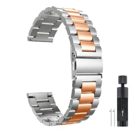 20mm 22mm Stainless Steel Strap for Samsung Galaxy Watch 7 6 5 4 5Pro 40/44mm 6 Classic 43mm 47mm Metal Band for Huawei GT6 4Pro