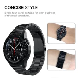 20mm 22mm Stainless Steel Strap for Samsung Galaxy Watch 7 6 5 4 5Pro 40/44mm 6 Classic 43mm 47mm Metal Band for Huawei GT6 4Pro