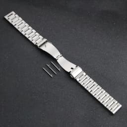 20mm 22mm Stainless Steel Strap for Samsung Galaxy Watch 7 6 5 4 5Pro 40/44mm 6 Classic 43mm 47mm Metal Band for Huawei GT6 4Pro