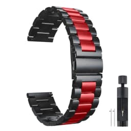 20mm 22mm Stainless Steel Strap for Samsung Galaxy Watch 7 6 5 4 5Pro 40/44mm 6 Classic 43mm 47mm Metal Band for Huawei GT6 4Pro