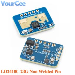 20pcs/5pcs 24Ghz Human Presence Sensor HLK-LD2410C LD2410C Millimeter Wave Radar Module Non-contact Heartbeat Motion Detection