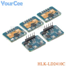 20pcs/5pcs 24Ghz Human Presence Sensor HLK-LD2410C LD2410C Millimeter Wave Radar Module Non-contact Heartbeat Motion Detection