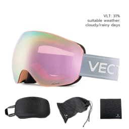 VECTOR OTG Ski Snowboard Goggles Women Men Skiing Eyewear UV 400 Snow Protection Glasses Adult Double Spherical Mirror Magnetic