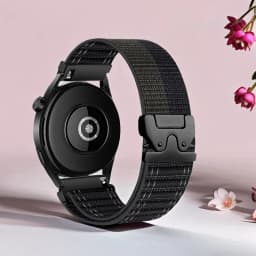 18/20/22mm Quick Release Nylon Loop for Samsung Watch 7 Band Parachute buckle Elastic Strap for Garmin Watch/Huawei GT Watch
