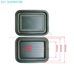 Bass Passive Circle And Ellipse Diaphragm Low-frequency Radiator Subwoofer Speaker DIY Repair Parts Accessories For BT Audio
