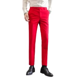 2026 Men Blue Suit Pants,  Formal Slim Dress Trousers, Red Green Black White Pantalones Hombre, Asian Size Man Slacks,M-5XL 6XL