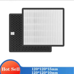 Custom Filter H12 Replacement HEPA Filter 120*120*15mm / Activated Carbon Filter 120*120*10mm