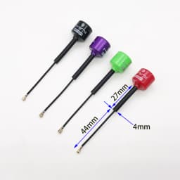 5.8G Lollipop 4 RHCP Antenna high gain 2.8Dbi FPV Transmitter/Receiver SMA/RP-SMA/MMCX/UFL Antenna for RC FPV racing drone part