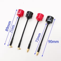 5.8G Lollipop 4 RHCP Antenna high gain 2.8Dbi FPV Transmitter/Receiver SMA/RP-SMA/MMCX/UFL Antenna for RC FPV racing drone part