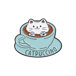 Cats Club Enamel Pin Cat Planet Moon Cafe Paw Badge Custom Kitten Brooches Lapel Pin Jeans Shirt Bag Cute Animal Jewelry Gift