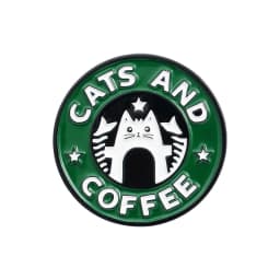 Cats Club Enamel Pin Cat Planet Moon Cafe Paw Badge Custom Kitten Brooches Lapel Pin Jeans Shirt Bag Cute Animal Jewelry Gift