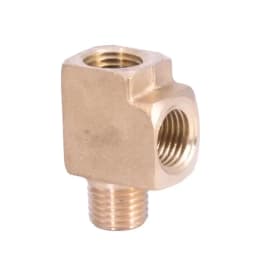 1/8" 1/4" 3/8" 1/2" NPT Female Female Male Tee 3 Ways Block Splitter Brass Pipe Fitting Coupler Connector Water Gas Fuel