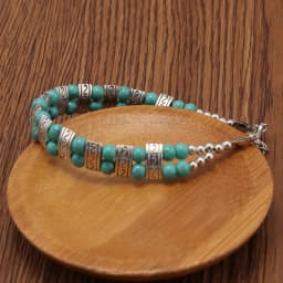 Tenande Enthic Tibet Silver Color Natural Stone Hearts Beads Bracelets Sun Coin Flowers Bracelets & Bangles for Women Boho