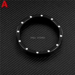 Motorcycle Black Speedometer Trim Bezel Cover Billet CNC Cut For Harley Sportster 883 1200 XL XR Iron Dyna Stree Bob Low Rider