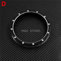 Motorcycle Black Speedometer Trim Bezel Cover Billet CNC Cut For Harley Sportster 883 1200 XL XR Iron Dyna Stree Bob Low Rider