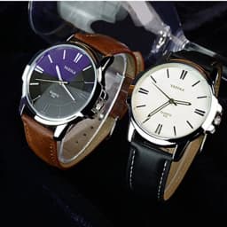 Hot YAZOLE Mens Watches Top Brand Luxury Blue Glass Watch Men Wristwatch Waterproof Leather Roman Men's Watch Male Clock relojes