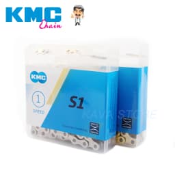 KMC S1 Single Speed Chain Fixed Gear Bicycle Chain 112L Urban Leisure Folding Bike Chain GOLDEN/SILVER Bicycle Accessories