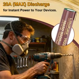1-24pcs LiitoKala HG2 18650 3000mAh battery 3.6V discharge 20A dedicated High power discharge +DIY Nicke